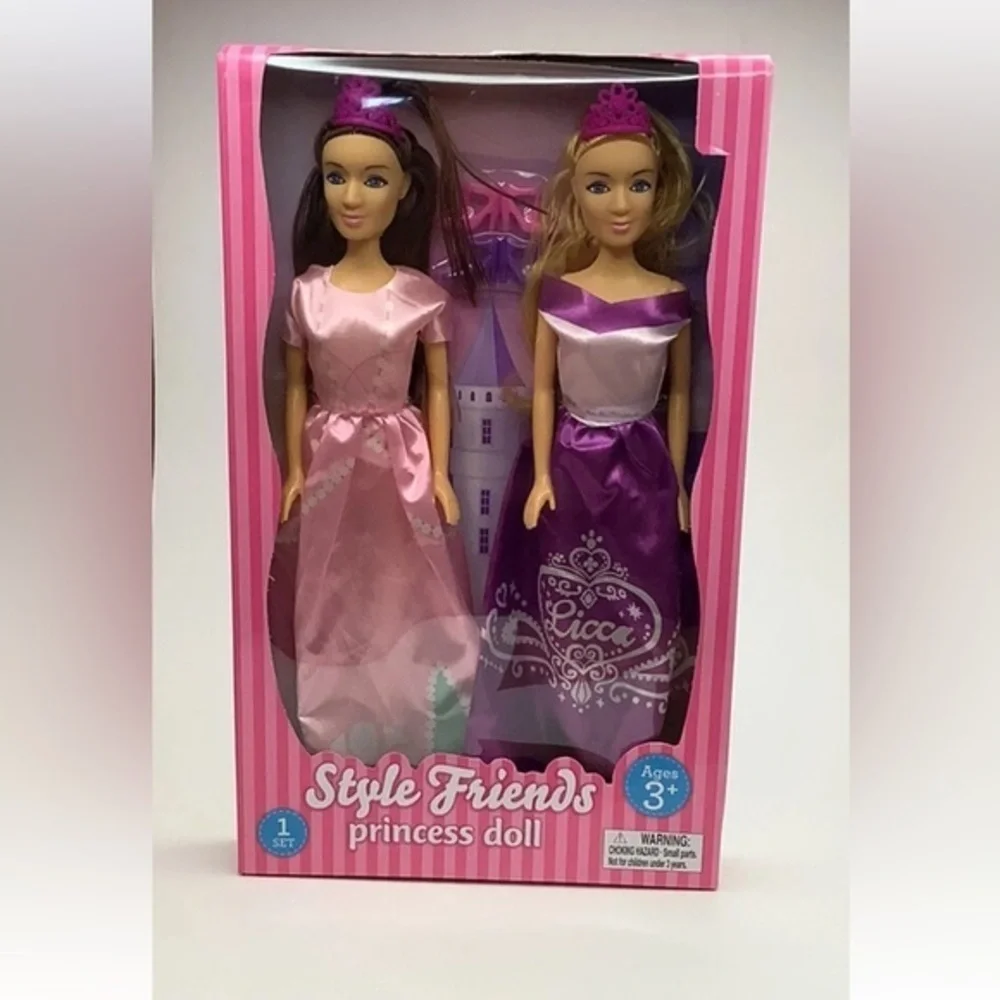 FRIENDS Royal Duo Dolls - Pink and Purple